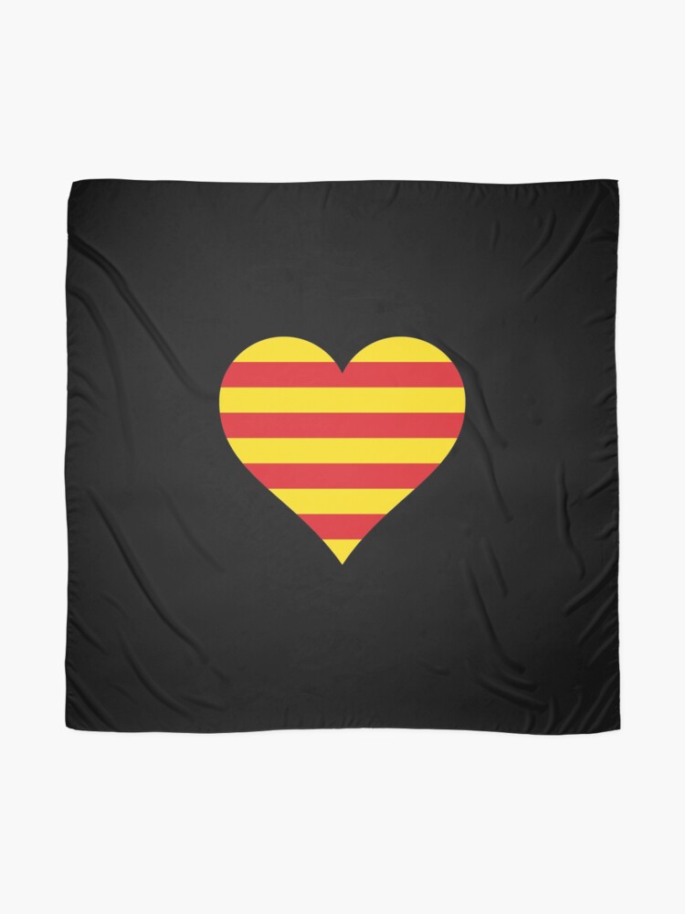 Flag Spanish-Catalan heart