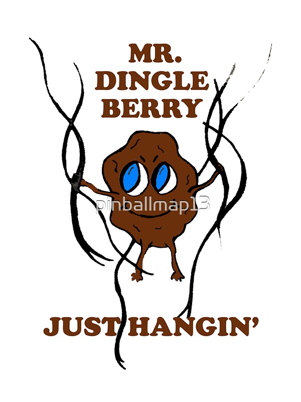 "Mr. Dingleberry" Stickers by pinballmap13  Redbubble
