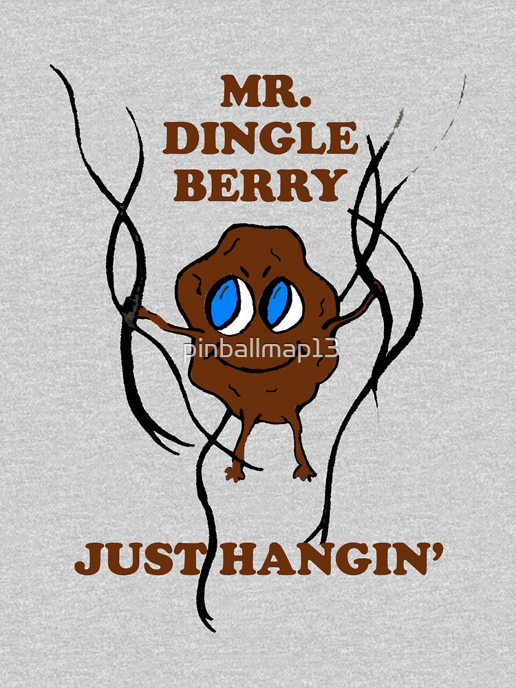 Womens Dingleberry Just Hanging Around V-Neck T-Shirt