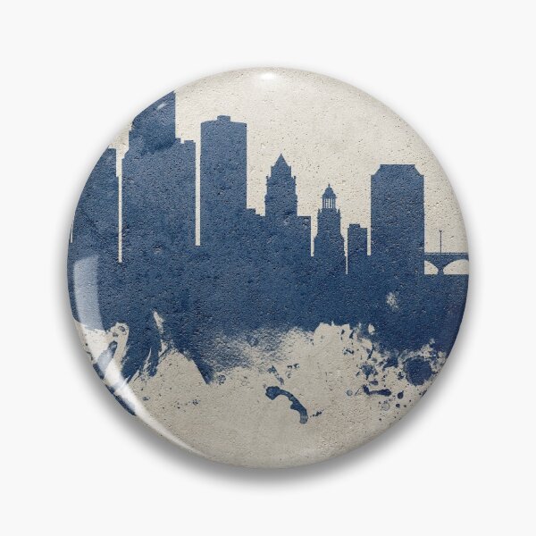 Item preview, Des Moines Iowa Skyline designed and sold by ArtPrints.