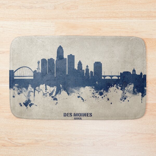 Item preview, Des Moines Iowa Skyline designed and sold by ArtPrints.