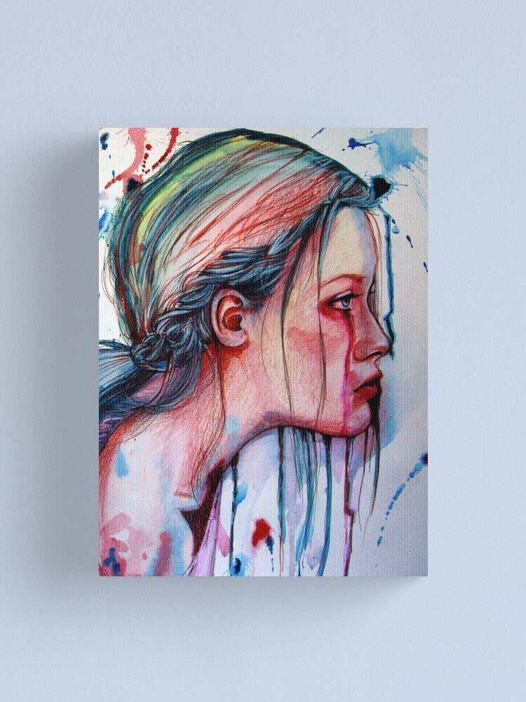 Thumbnail 1 of 3, Canvas Print, The Redemption of Agnes McFee (VIDEO IN DESCRIPTION!) designed and sold by OlgaNoes.