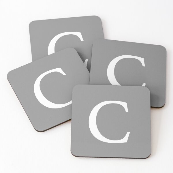 Item preview, C Initial Grey designed and sold by KTPep.