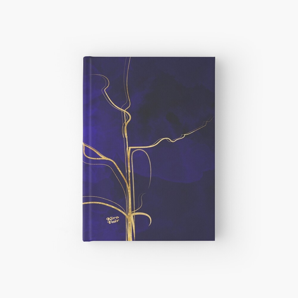 Kintsugi Gold Royal Blue Hardcover Journal