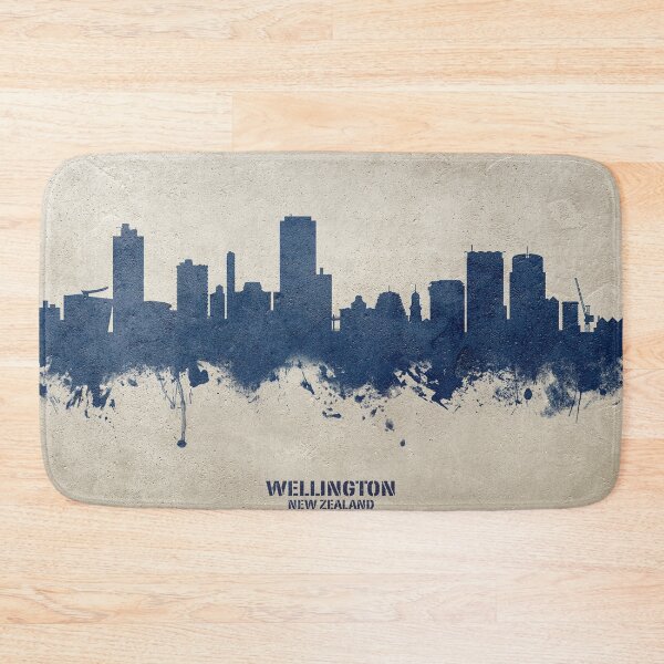 Artikelvorschau, Wellington New Zealand Skyline entworfen und verkauft von ArtPrints.