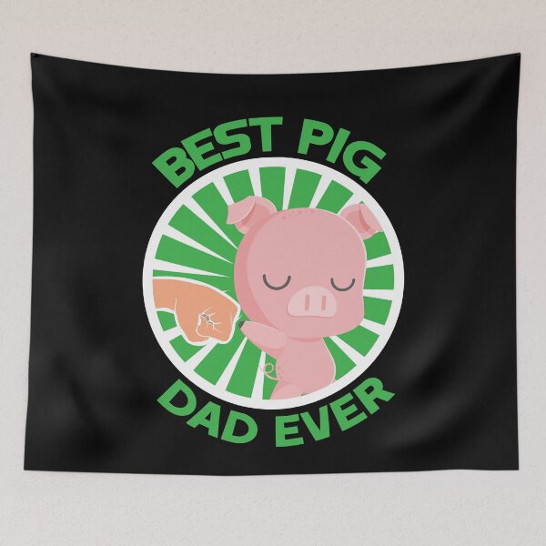 Item preview, Best domestic pig dad designed and sold by Myshelter.