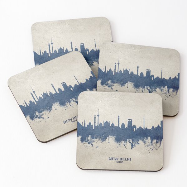Item preview, New Delhi India Skyline designed and sold by ArtPrints.