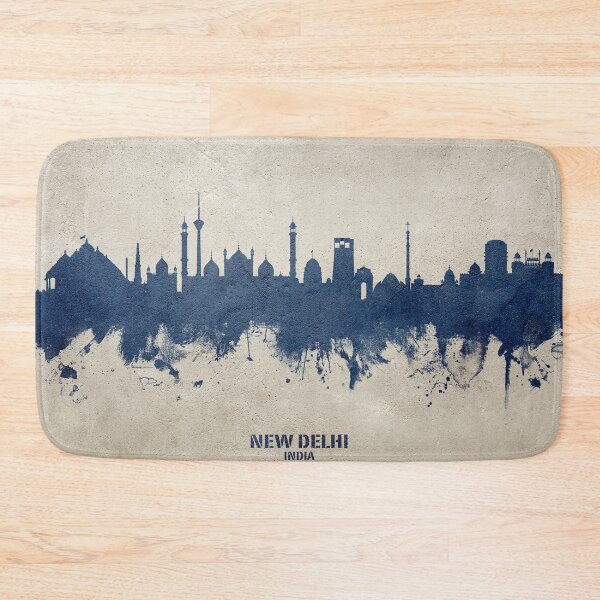 Item preview, New Delhi India Skyline designed and sold by ArtPrints.