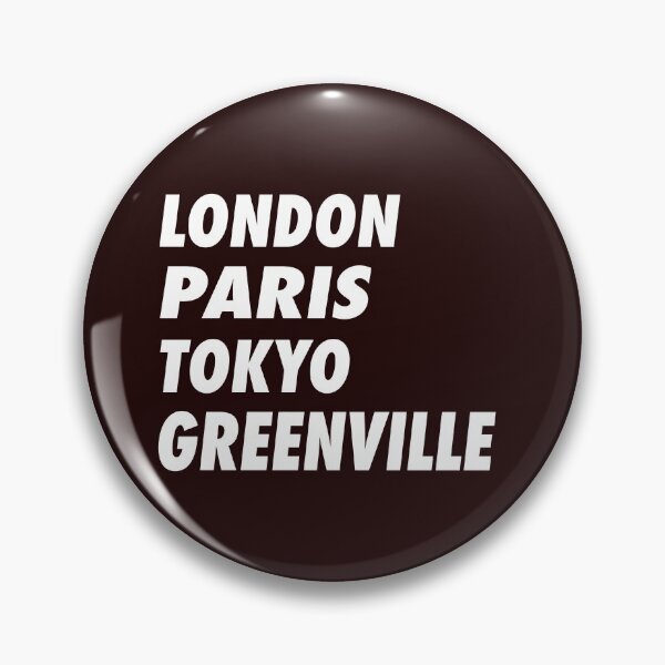 Item preview, Funny London Paris Tokyo Greenville Design designed and sold by LGamble12345.