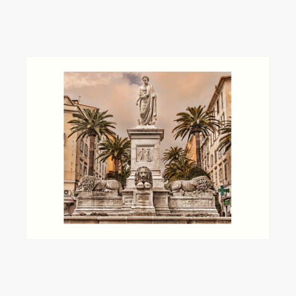 Napoleon — at Ajaccio (Corsica) Art Print