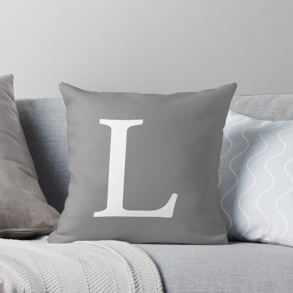 Item preview, L Initial Grey designed and sold by KTPep.