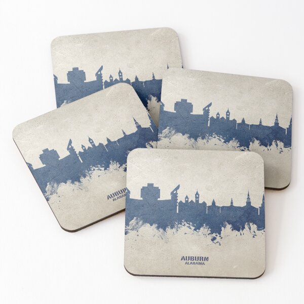 Item preview, Auburn Alabama Skyline designed and sold by ArtPrints.