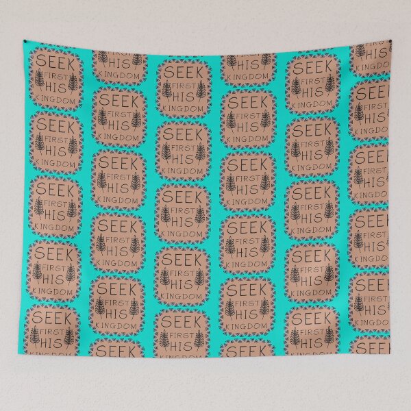 Item preview, Seek First His Kingdom designed and sold by HamburgCountry.