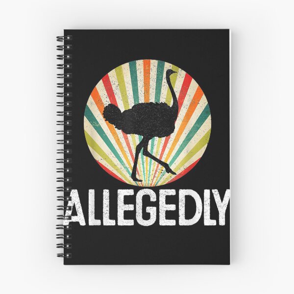 Item preview, Allegedly Ostrich Retro Bird Lover Flightless designed and sold by Demetria Canion.