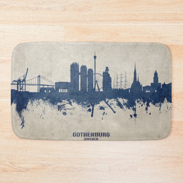 Item preview, Gothenburg Sweden Skyline designed and sold by ArtPrints.