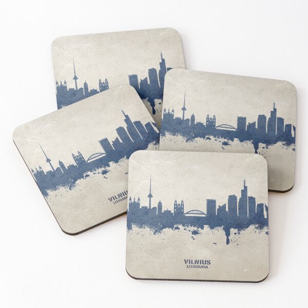 Item preview, Vilnius Lithuania Skyline designed and sold by ArtPrints.