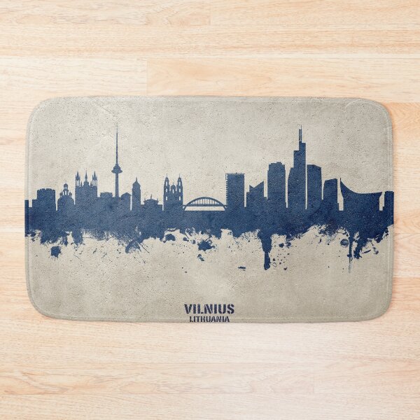 Item preview, Vilnius Lithuania Skyline designed and sold by ArtPrints.