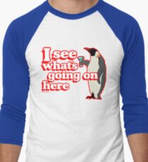 Drunken Penguin Jealousy Men's Baseball ¾ T-Shirt
