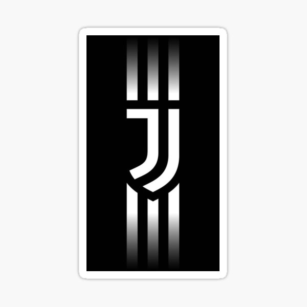 Juventus logo, fading stripes (HD) Sticker