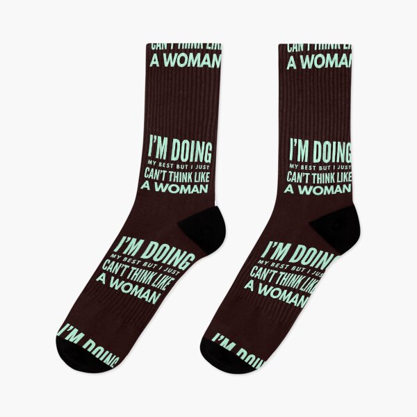 Item preview, Funny think like a woman design designed and sold by LGamble12345.