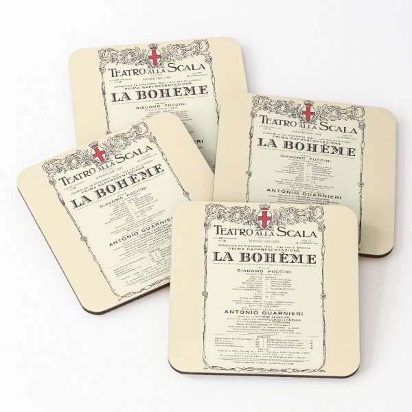 Item preview, Vintage-Style La Scala La Bohème Opera Poster designed and sold by travelwitheric.