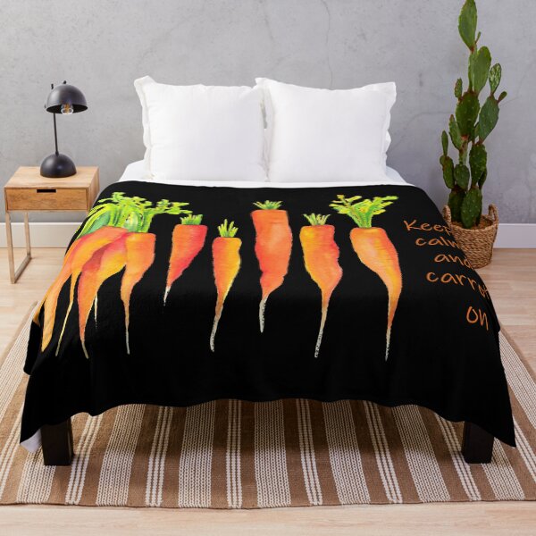 Item preview, Keep calm and carrot on - food illustration designed and sold by kittyvdheuvel.