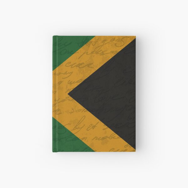 Vintage flag - Jamaica Hardcover Journal
