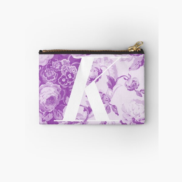 Item preview, K Letter, Vintage Alphabet - Botanical Monogram - Perfect Purple designed and sold by mydoodlesateme.