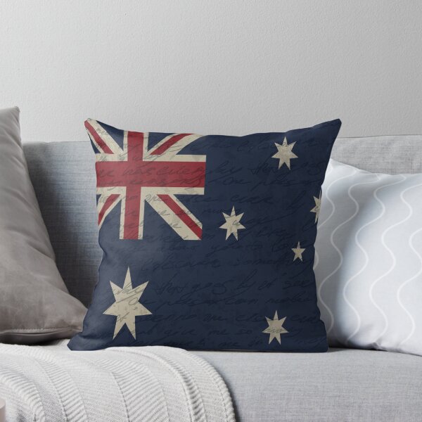 Aperçu de l'œuvre Drapeau australien vintage créée et vendue par ValentinaHramov.