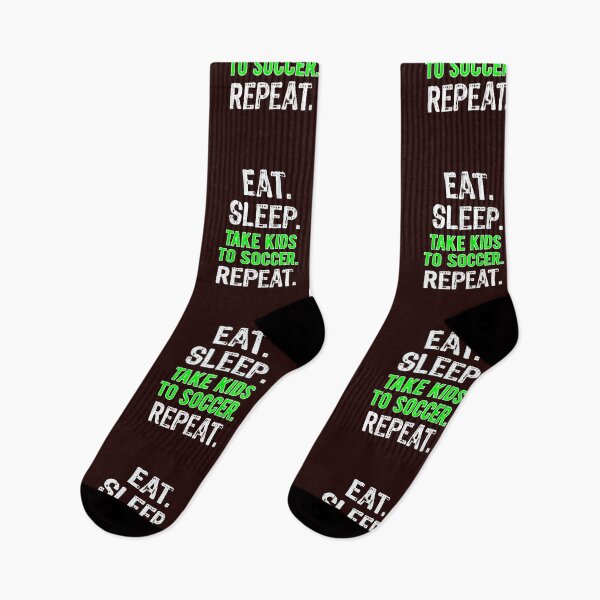 Item preview, Funny Eat Sleep Take Kids to Soccer Mom & Dad gift designed and sold by LGamble12345.