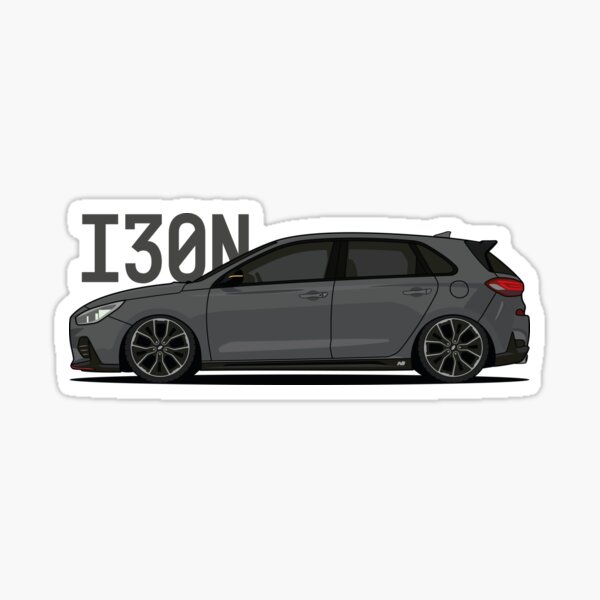 Hyundai i30N Pre Facelift  Sticker for Sale by Louiseove