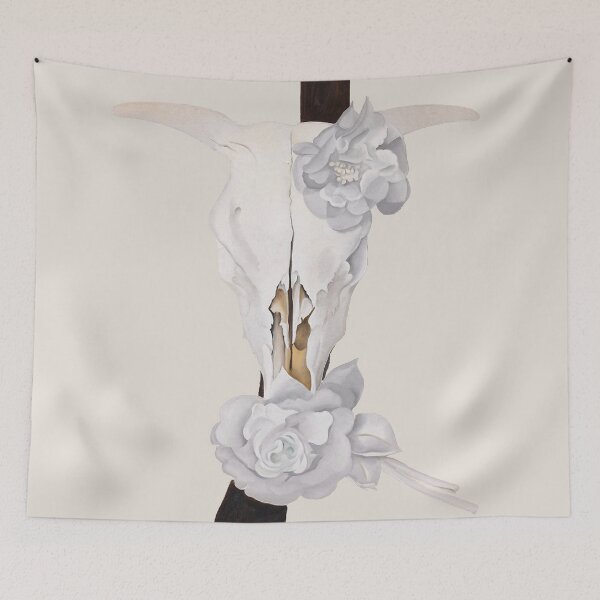 Item preview, Cow's Skull - Georgia O Keeffe designed and sold by HouseofBalloon.