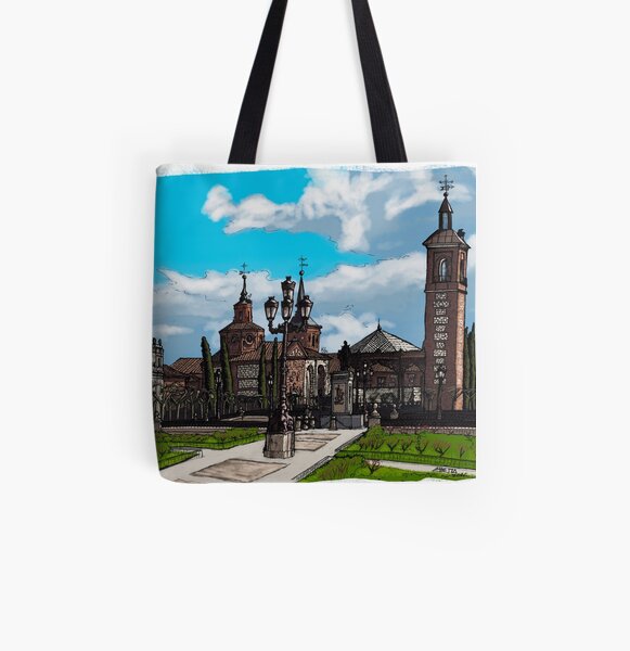 Plaza Cervantes Bolsa estampada de tela