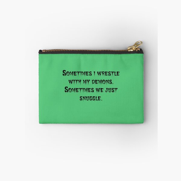 Item preview, Snuggling Demons Quote designed and sold by MysticalCrazy.