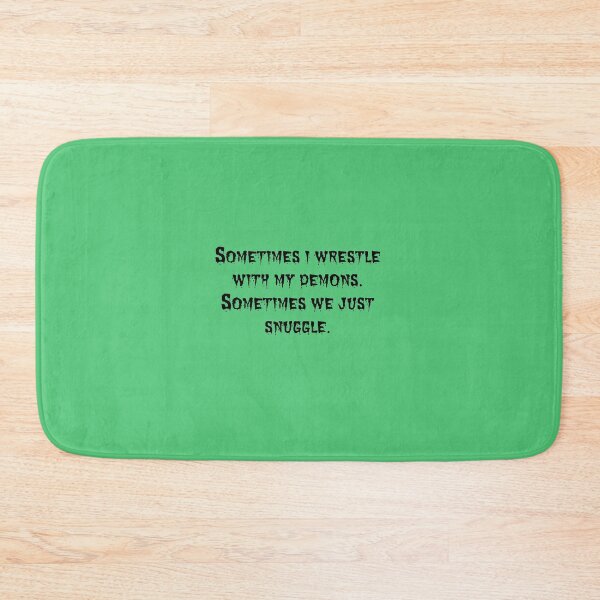 Item preview, Snuggling Demons Quote designed and sold by MysticalCrazy.