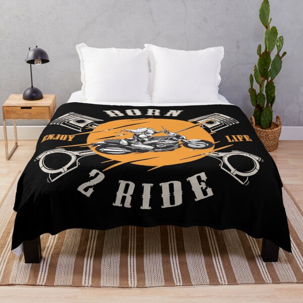 Item preview, Motorbike saying Motorcyclist Born 2 Ride Biker designed and sold by SiRaGeckoDesign.