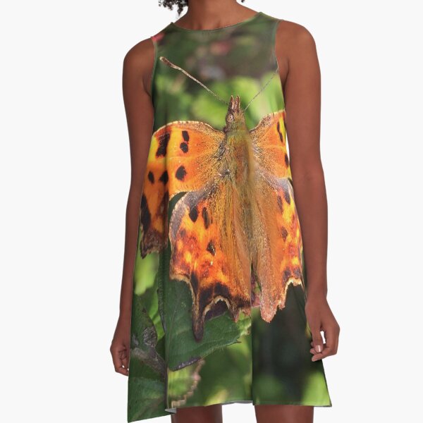 Moth/Butterfly in the Wild A-Line Dress