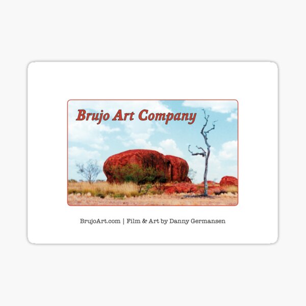 Brujo Art Company Logo Sticker