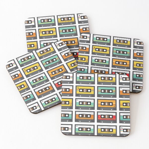Item preview, Retro Cassette Tapes Pattern designed and sold by HotHibiscus.