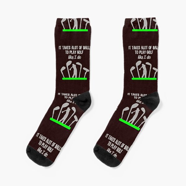 Funny Golf Socks, Swing Swear Repeat