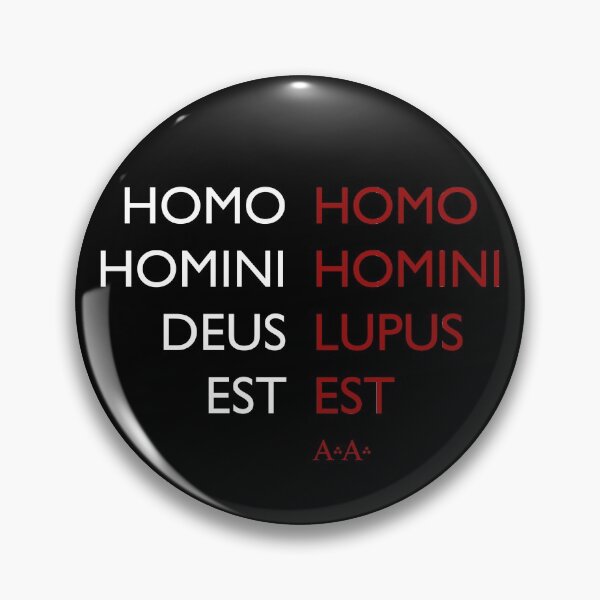 Item preview, homo homini deus est, homo homini lupus est designed and sold by THELEMA.