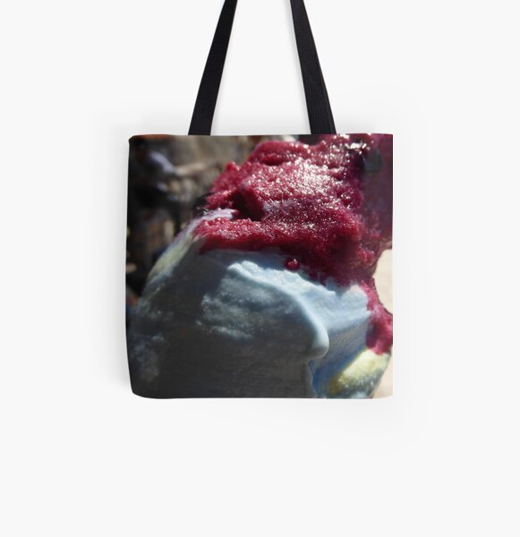 Bubblegum Ice Cream and Raspberry Sorbet All Over Print Tote Bag