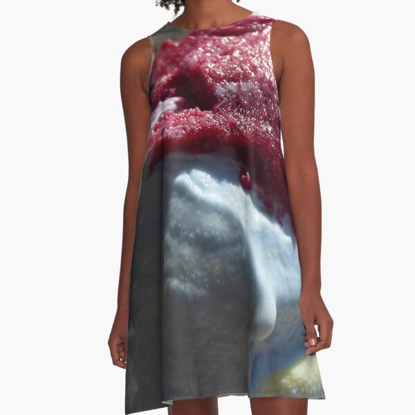 Bubblegum Ice Cream and Raspberry Sorbet A-Line Dress