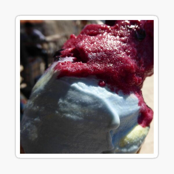 Bubblegum Ice Cream and Raspberry Sorbet Sticker