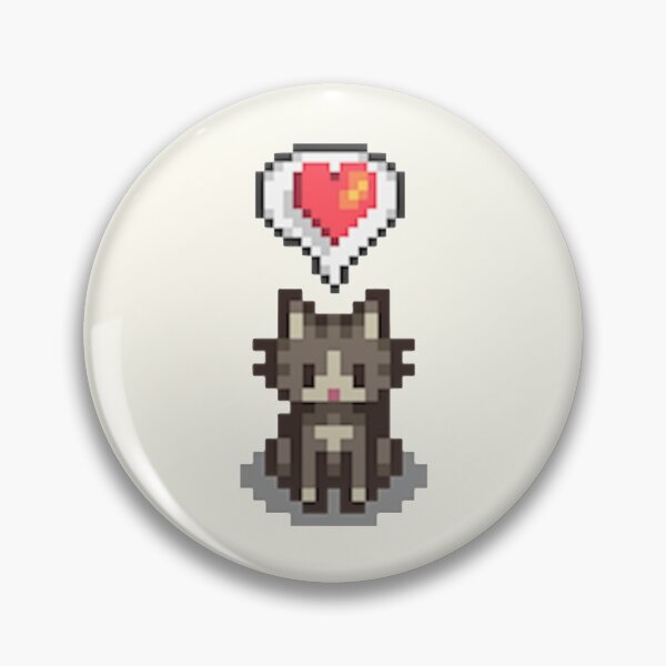 Item preview, Stardew Valley Happy Grey Cat designed and sold by r9440.