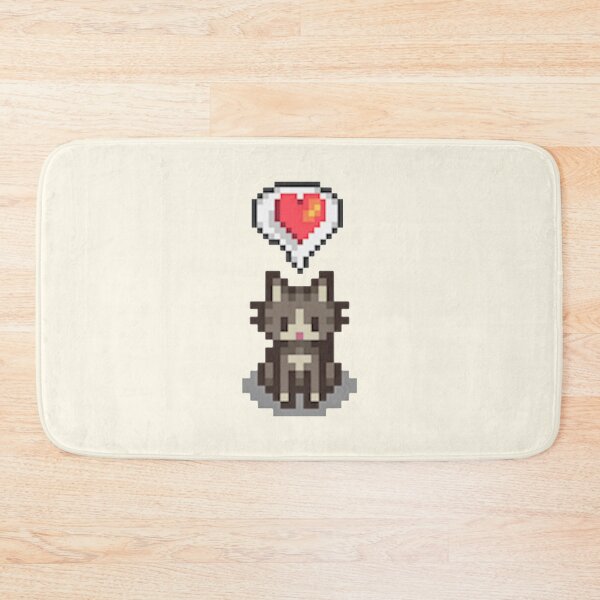 Item preview, Stardew Valley Happy Grey Cat designed and sold by r9440.