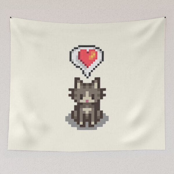Item preview, Stardew Valley Happy Grey Cat designed and sold by r9440.