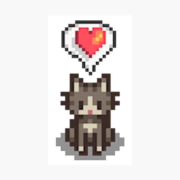 Item preview, Stardew Valley Happy Grey Cat designed and sold by r9440.