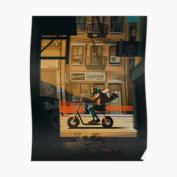 `Food delivery guy Poster
