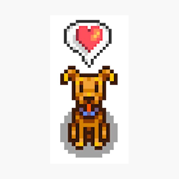 Item preview, Stardew Valley Happy Dog 1 designed and sold by r9440.